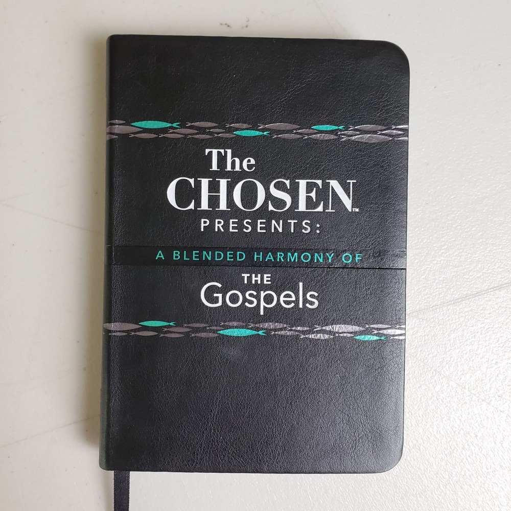 The Chosen Presents A Blended Harmony of the Gospels CSB Faux Leather Black 2022